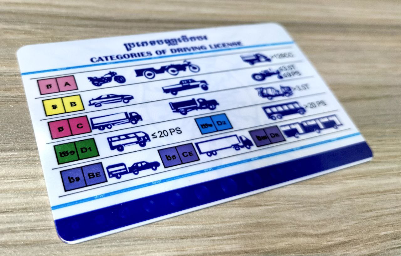 カンボジア 運転免許書き換えについて