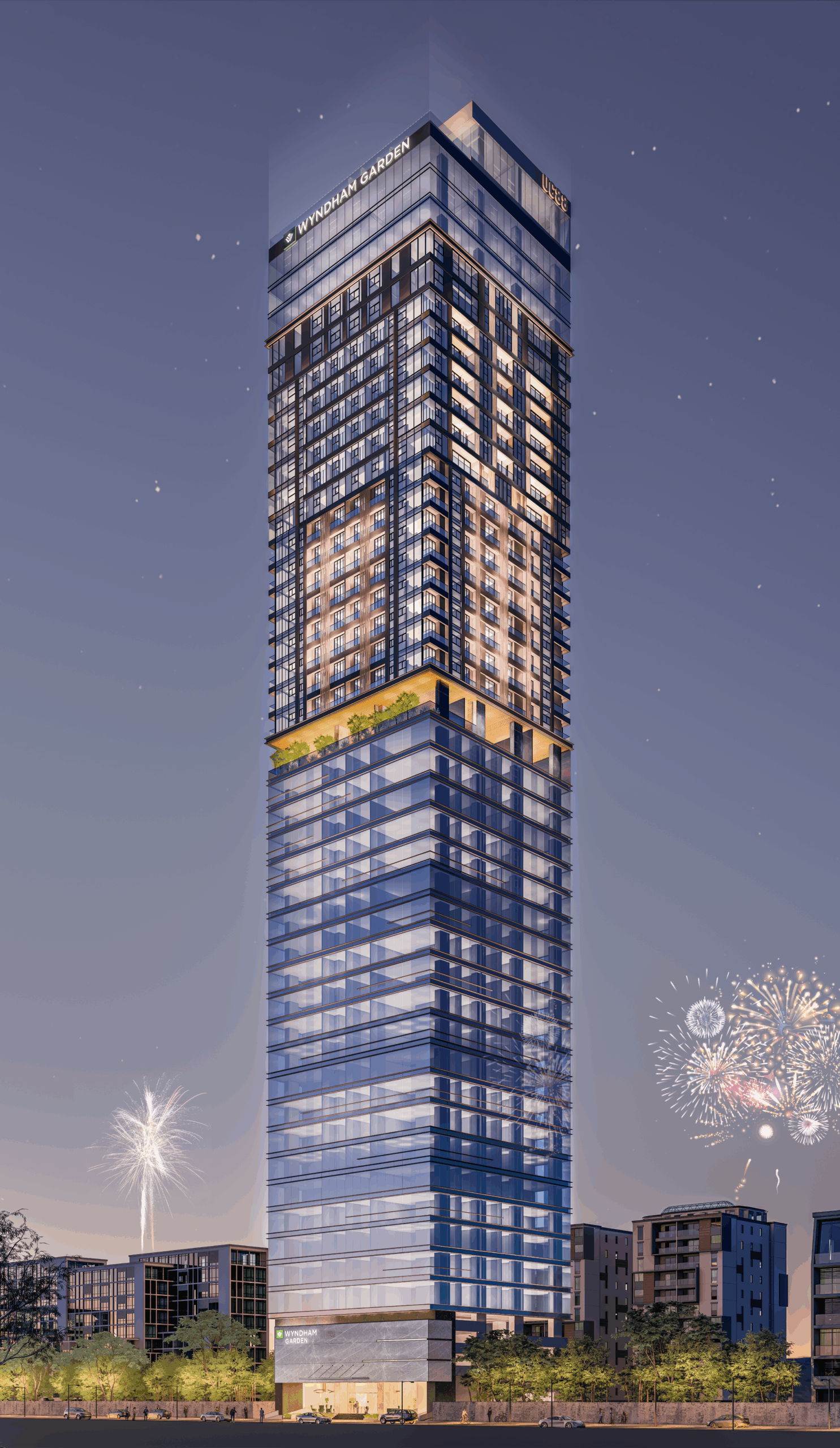 【2026年竣工予定】UC88 Wyndham Garden｜BKK1の5つ星ホテルコンドミニアム