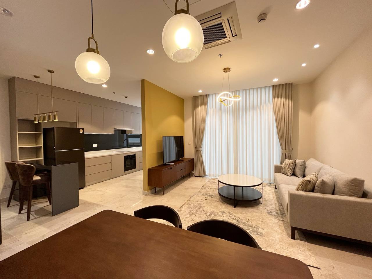 2ベッドルームリビング